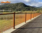 Parapetti Cles HGC grid per percorso ciclopedonale a Sciaves.