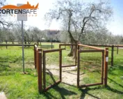 Parapetti Cles HSC grid e cancelli Gaia per area sgambamento cani di Sesto Fiorentino.