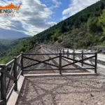 Staccionata Cadore H4C per ferrovia a Sulmona.