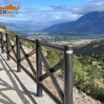 Staccionata Cadore H4C per ferrovia a Sulmona.