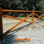 Staccionata Cadore H3C-3 per parco di Torino.