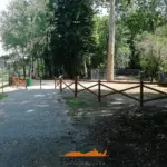 Staccionata Cadore H3C-3 per parco di Torino.