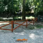 Staccionata Cadore H3C-3 per parco di Torino.