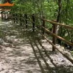 Staccionata Snake E2C e E3C per sentiero di Torriglia.