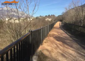 Parapetti Falcade HO3 per percorso pedonale a Trento.