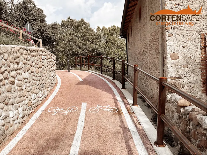 Falcade HO3 Geländer zur Fertigstellung des Radweges in Costermano sul Garda - 13