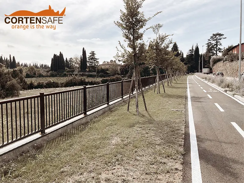 Falcade HO3 Geländer zur Fertigstellung des Radweges in Costermano sul Garda - 2