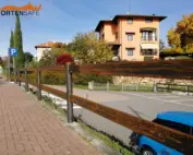 Staccionata Badia H2C per parcheggio di Lessona.