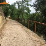 Staccionata Stelvio H5C per percorso di Montone.