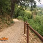 Staccionata Stelvio H5C per percorso di Montone.