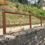 Staccionata Stelvio H5C per percorso di Montone.
