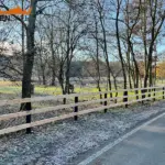Staccionata Badia QE3C wood per area verde di Sernaglia della Battaglia.