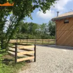Staccionata Badia H3C per residenza privata di Zero Branco.