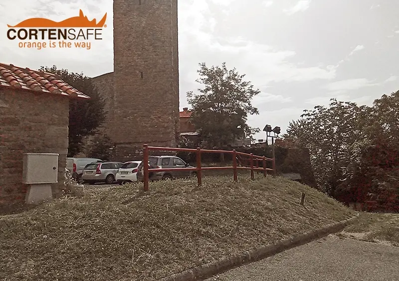 Soluzioni Cortensafe a protezione del percorso pedonale del castello di Montemignaio (Arezzo) - 11