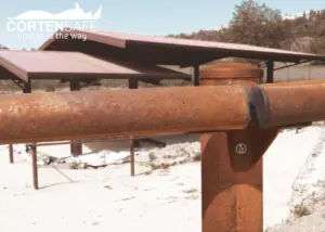 staccionata corten di Cortensafe