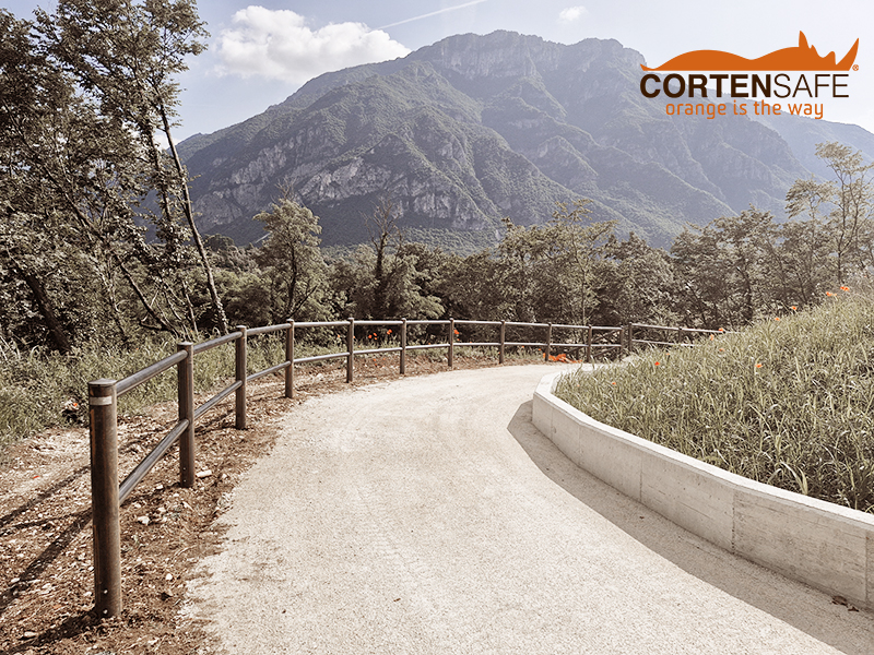 Staccionta Brunico per 2 piste ciclopedonali del Vicentino - Pista di Velo D'Astico - 1