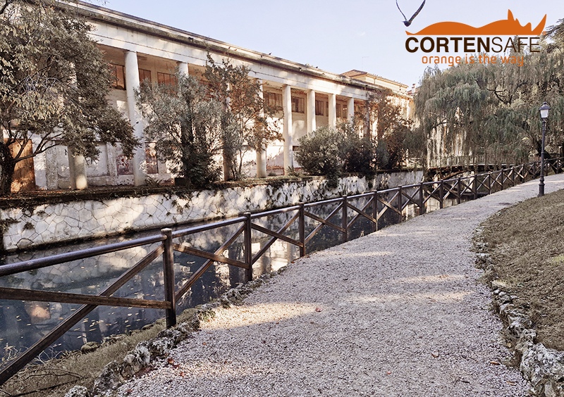 Staccionata-Cadore-H3C-3-in-Corten-per-Giardini-Salvi-Vicenza-(3) Acciaio Corten per i Giardini Salvi di Vicenza - 3